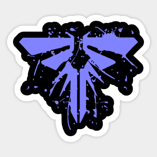 The Last Of Us - Firefly (Blue) Sticker by Basicallyimbored